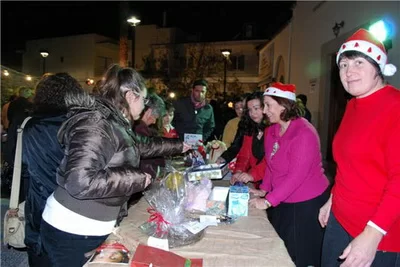 the women of hersonissos in christmas costumes