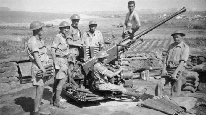soldiers from Australia in the battle of Crete