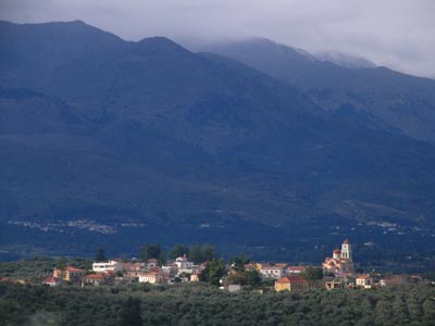 traditional village in Apokoronas, Crete