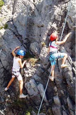 kids at alpine club at chania