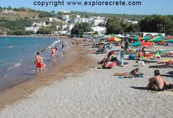 beaches in crete