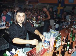 summer job as a barman in crete