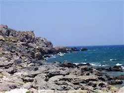 west side of Elafonissi in Crete