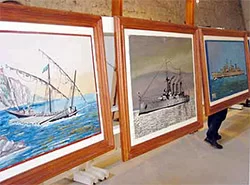 exhibition at the naval museum crete in chania