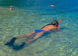 snorkelling in greec