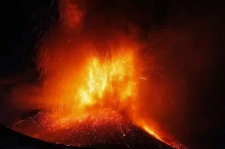 volcano erruption
